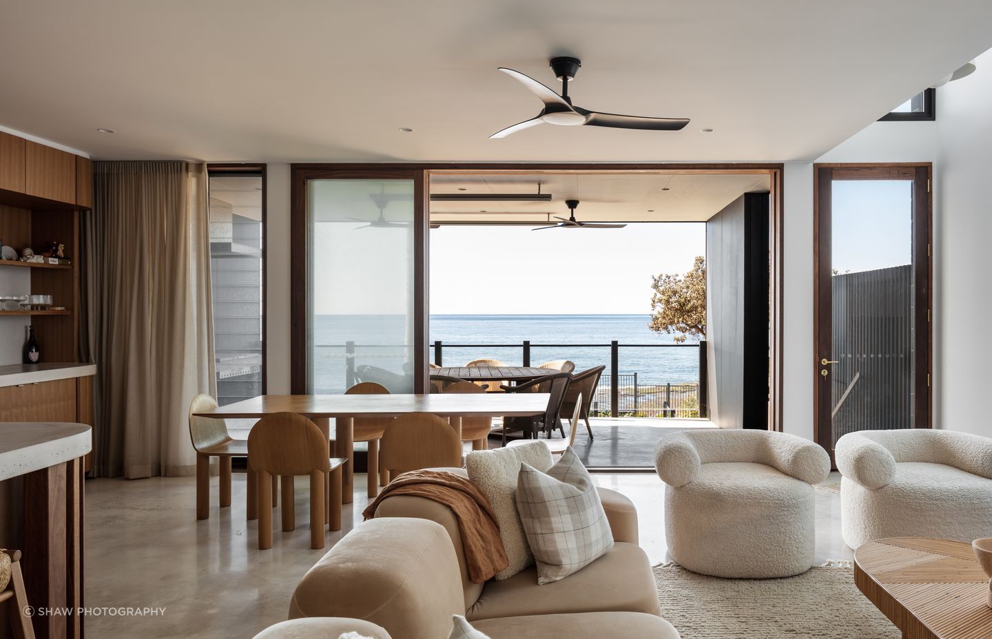 The ocean views are immediate upon entering The Coledale Ave House