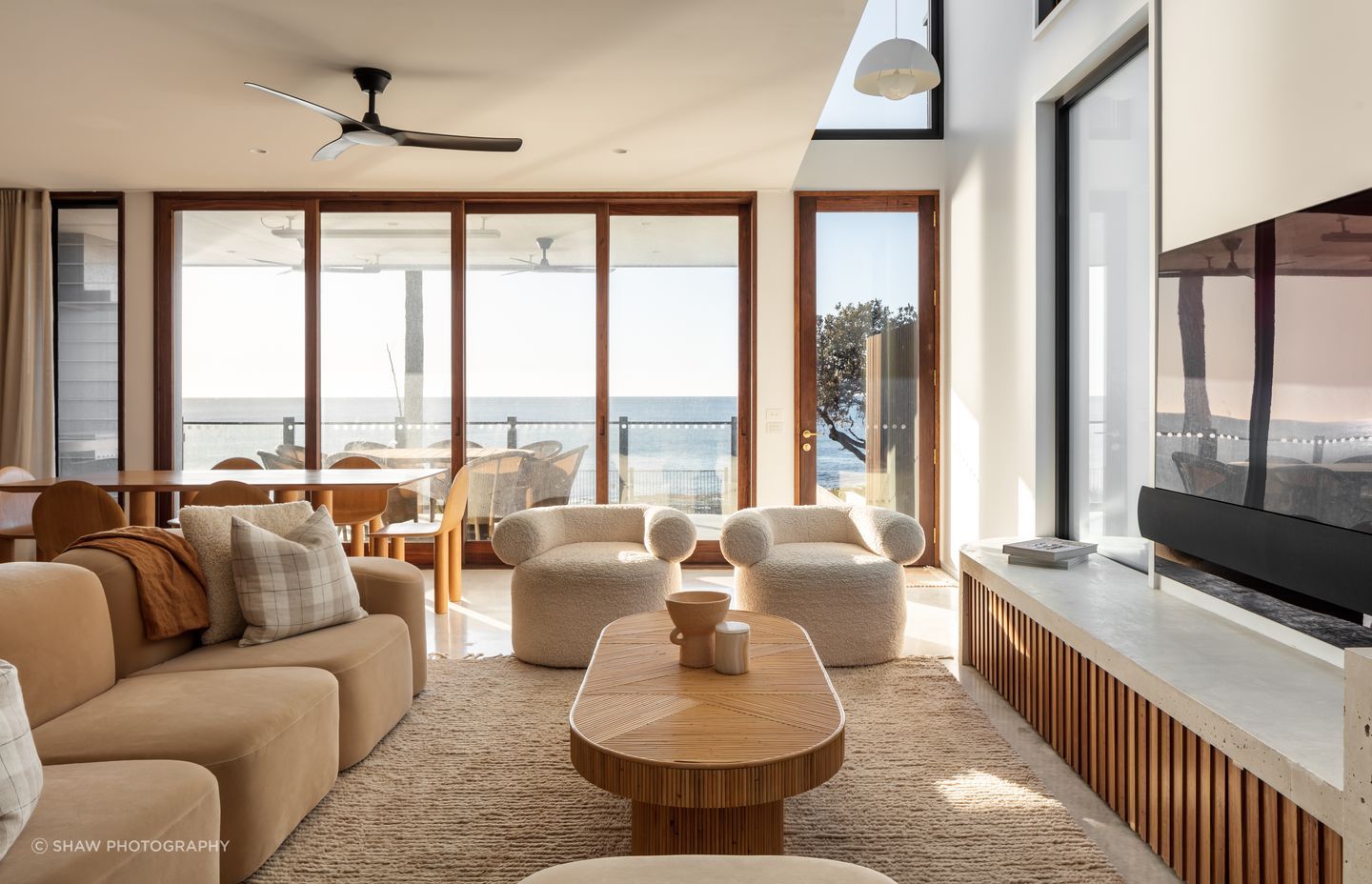 The warm and cosy interior of The Coledale Ave House