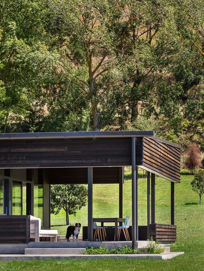 The main family area opens into an outdoor room.