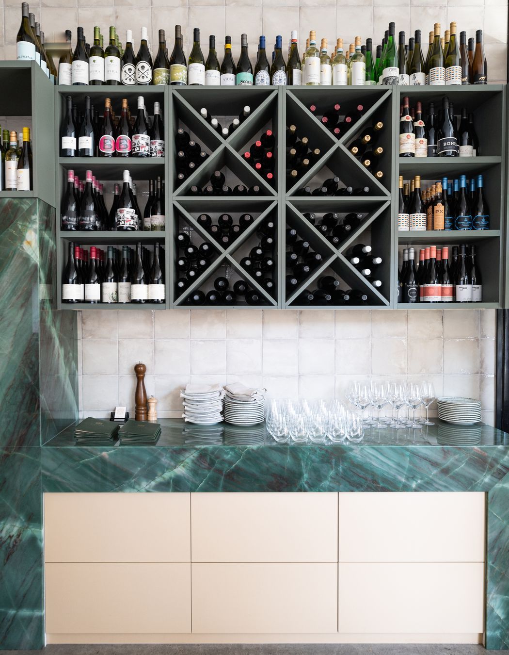 Richer colours like deep green are flourishing.