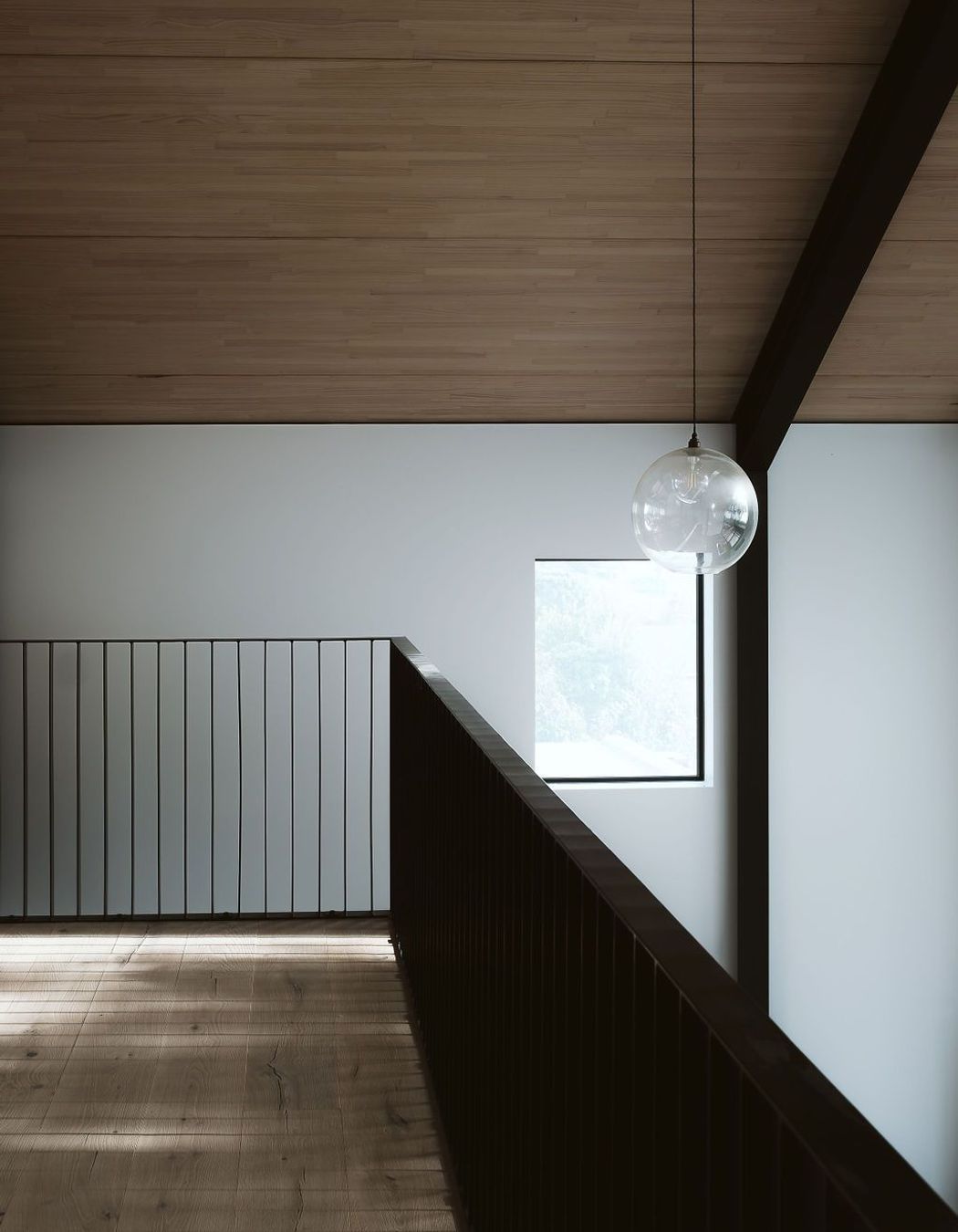 Hardwood flooring from Forté has been used for the mezzanine level.