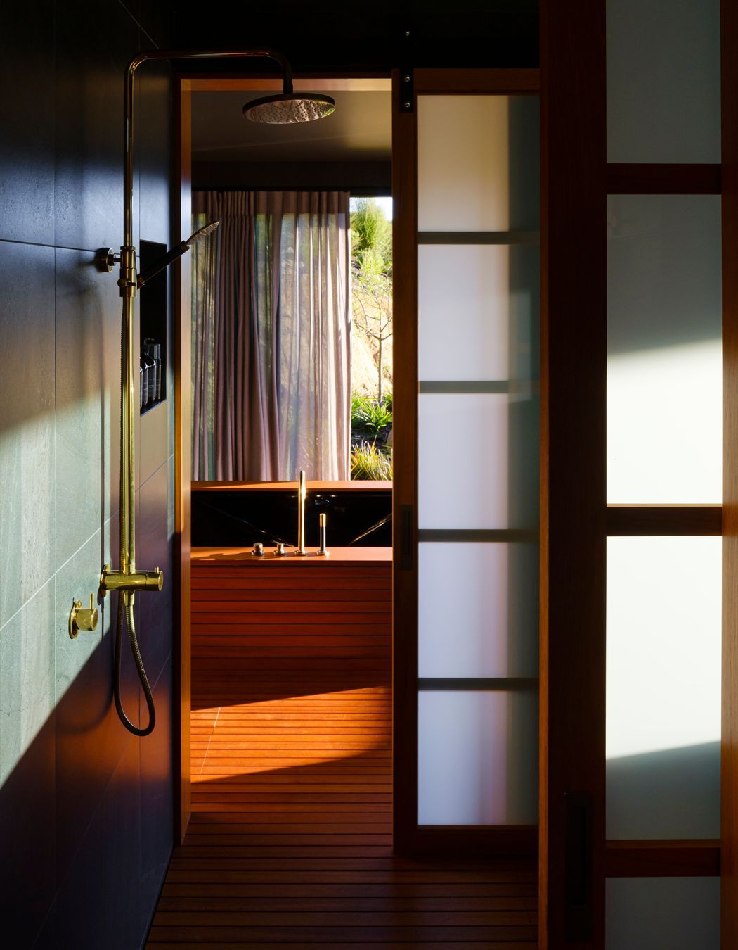 The Buddy shower is from Plumbline.