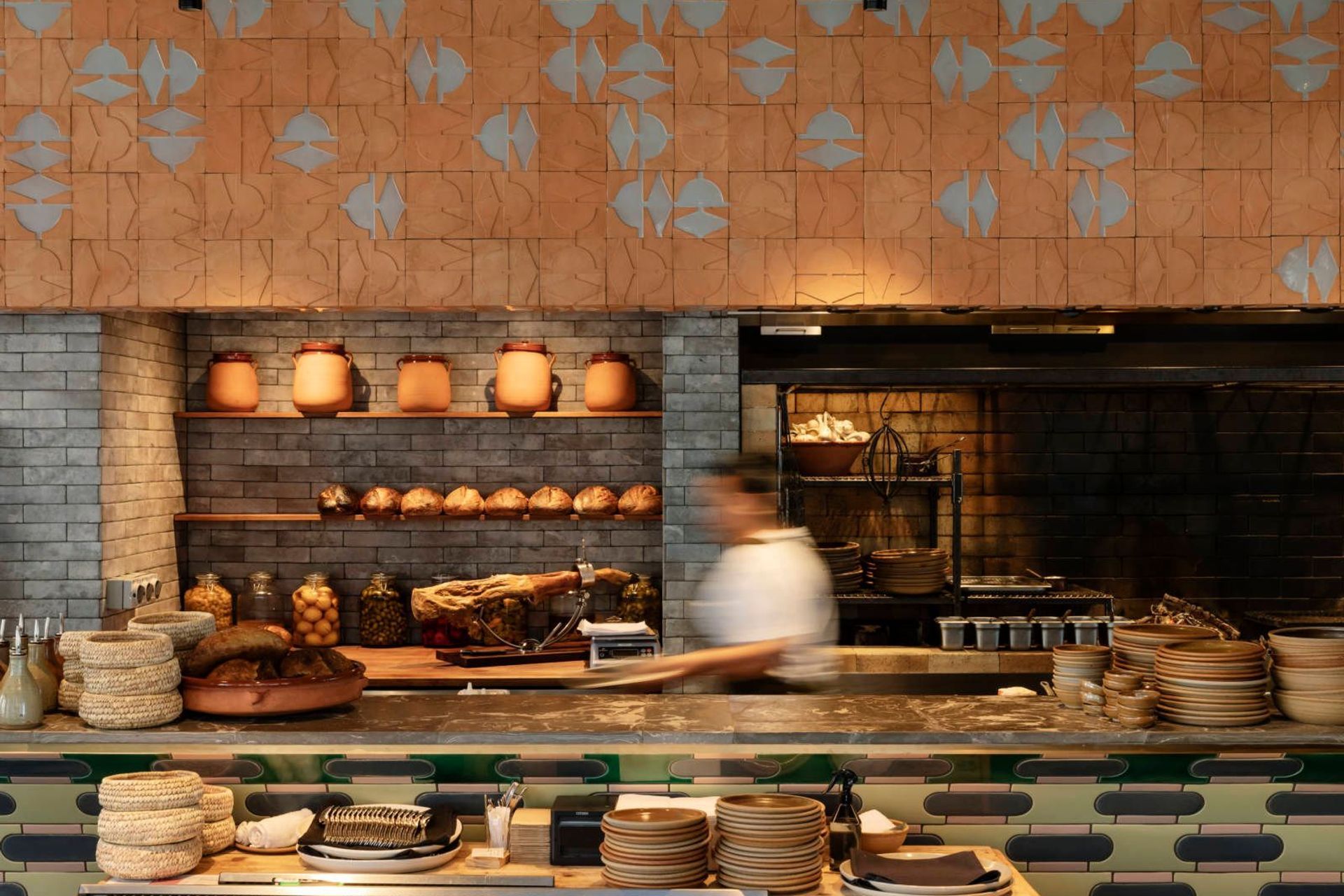 Every item in the restaurant has been chosen to reflect the hand-crafted quality of the food, and create a warm and welcoming atmosphere.