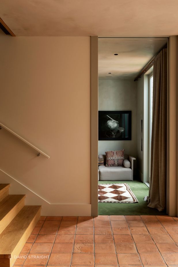 “There’s no access on the site, so they had to drive up and down the hallway with the digger to get everything in and out. It was certainly pretty shocking early on.”