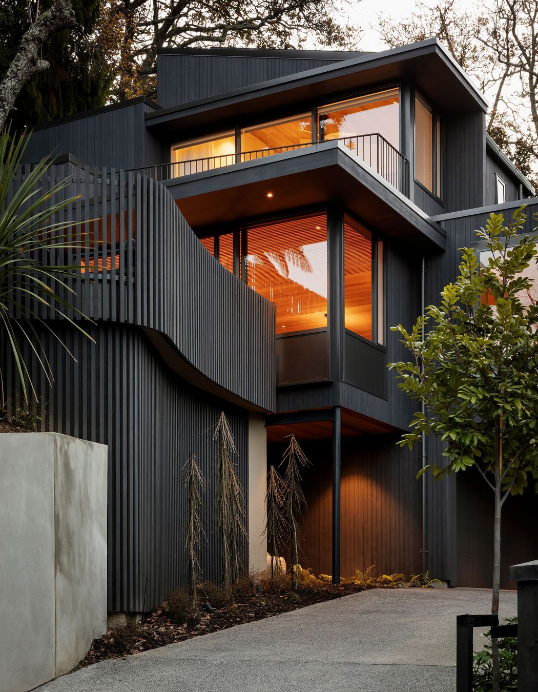 The two-bedroom house designed by Hamish Cameron Architecture. Consideration was given to the external scale and colours as it is in an Auckland Council special character area.