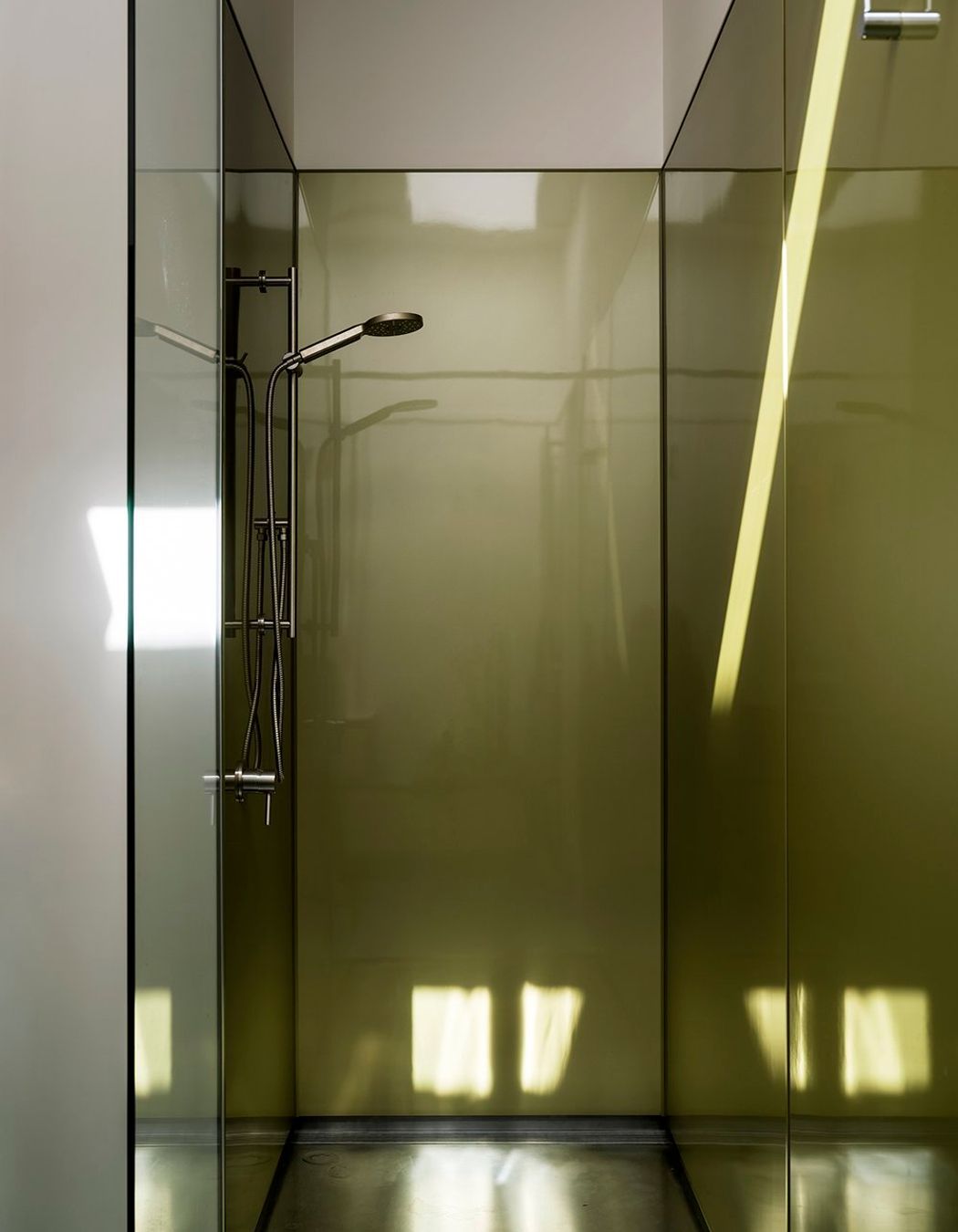 The interior design is understated and considered.