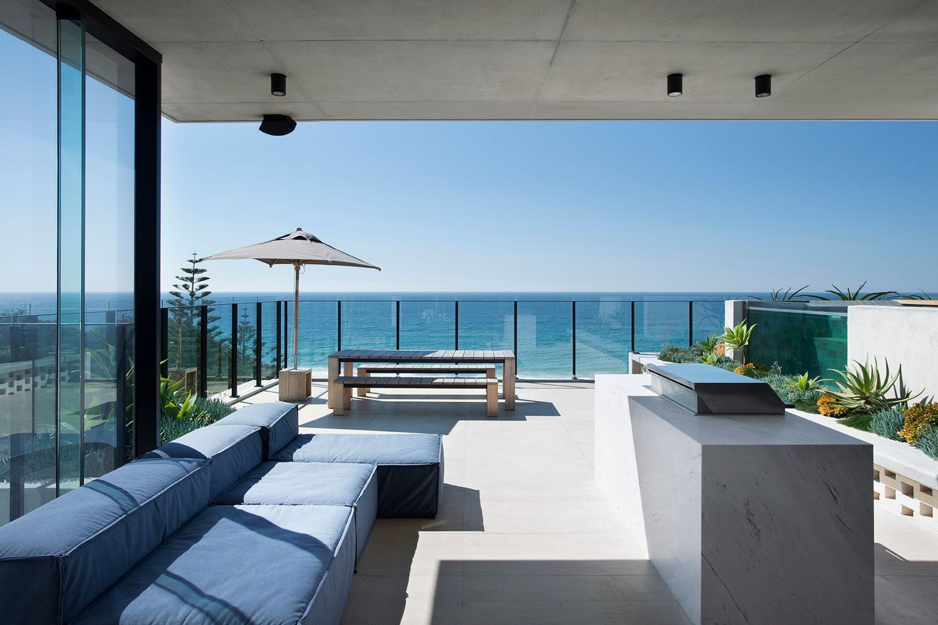 Seating doesn't come more versatile than with products like the Ord Outdoor Modular Sofa