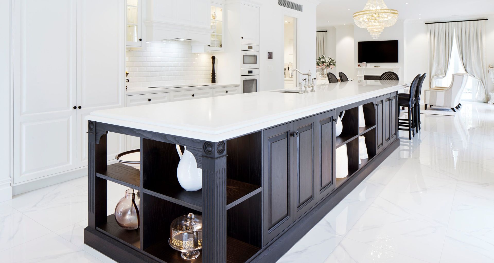 The award-winning kitchen in Fendalton by Ingrid Geldof Design.