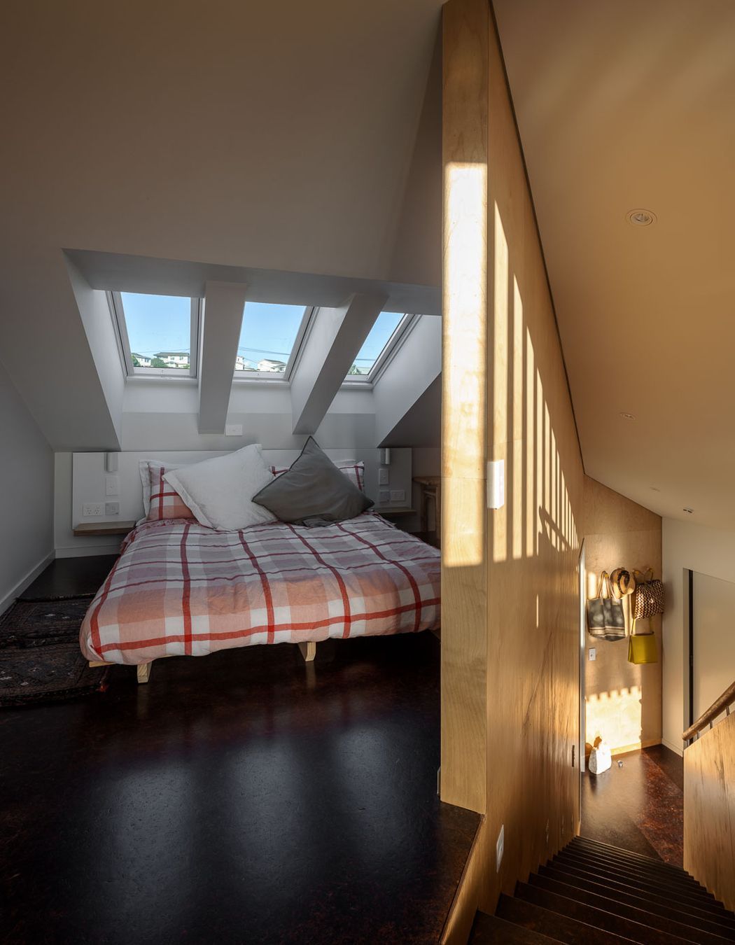 The bonus bedroom space on the mezzanine floor.