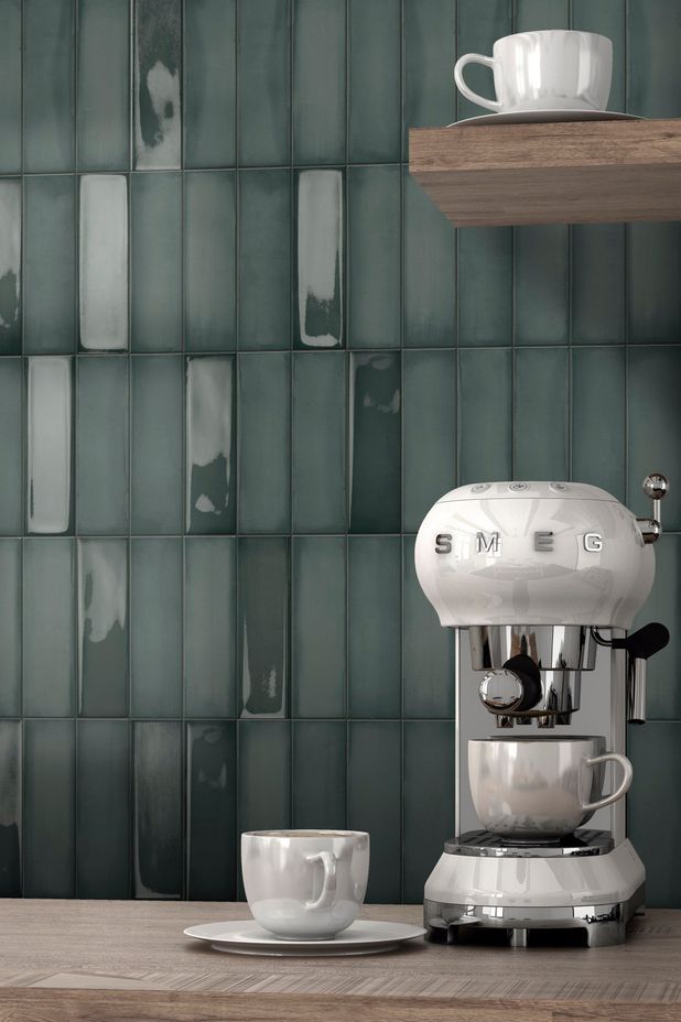 The Ghent range, a tile solution that embraces the tried and true 'brick' tiling pattern.