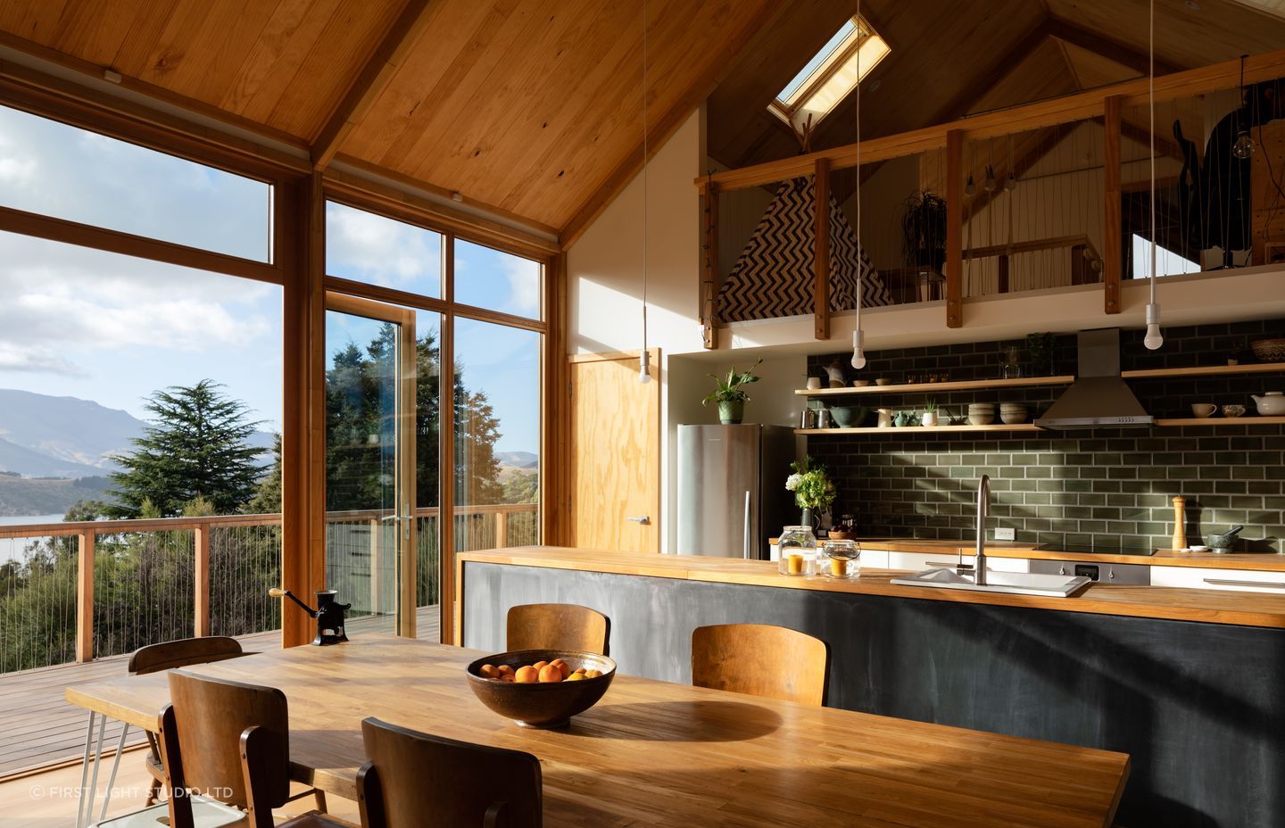 Innovative use of space and design are distinct features of this home.