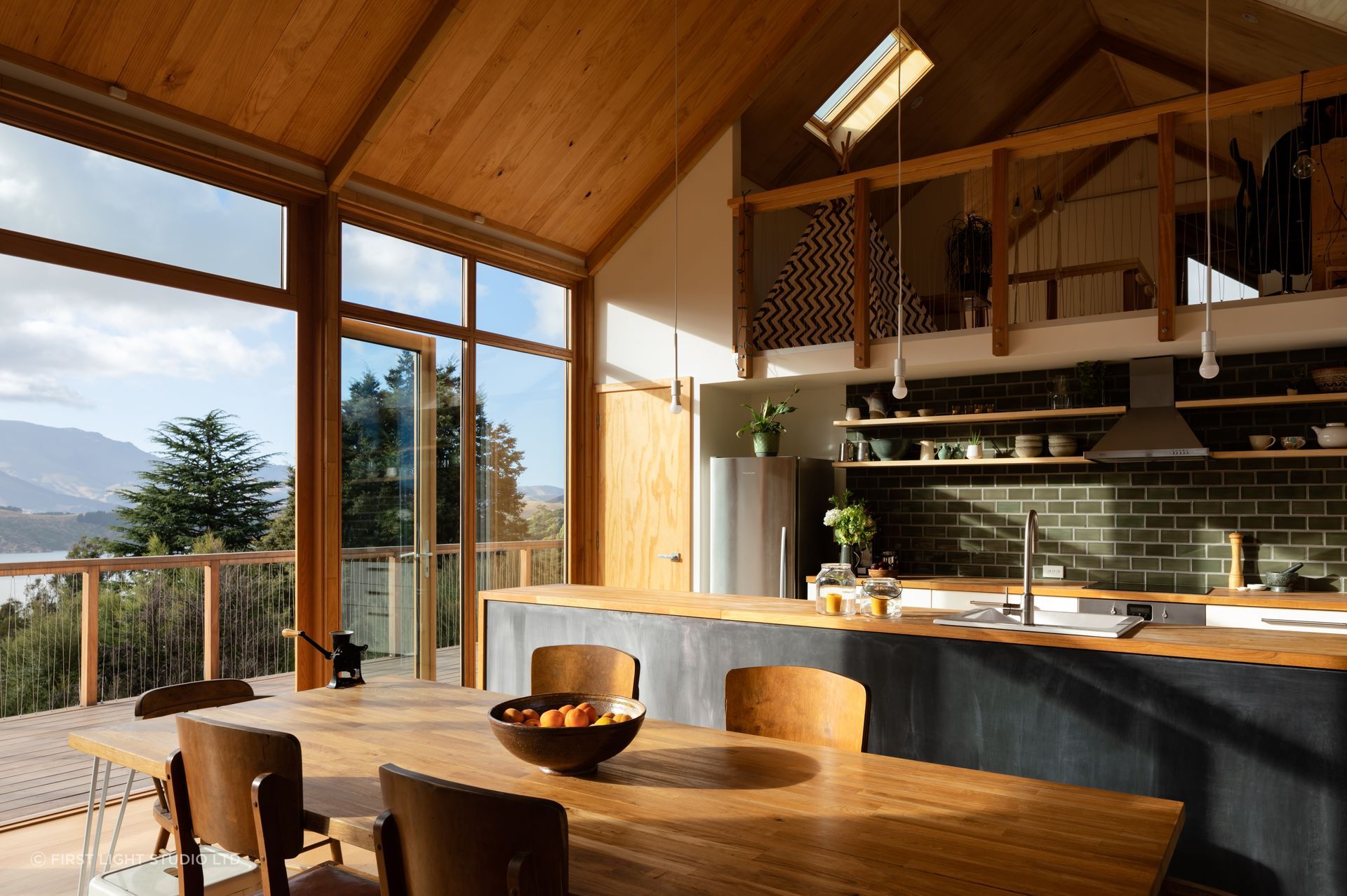 Innovative use of space and design are distinct features of this home.