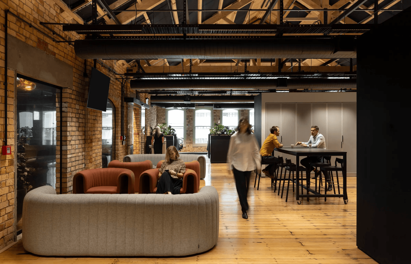 The central hub of the office.