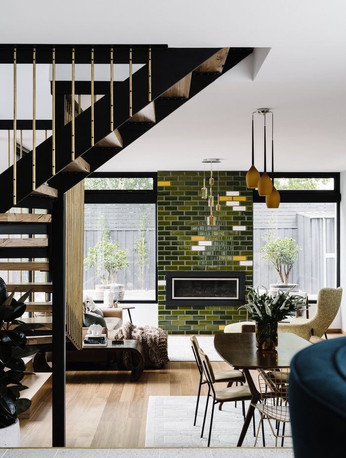 The Stylesmiths assisted with the interior styling. Furniture placement was particularly important to create opportunities for conversation between friends and family.