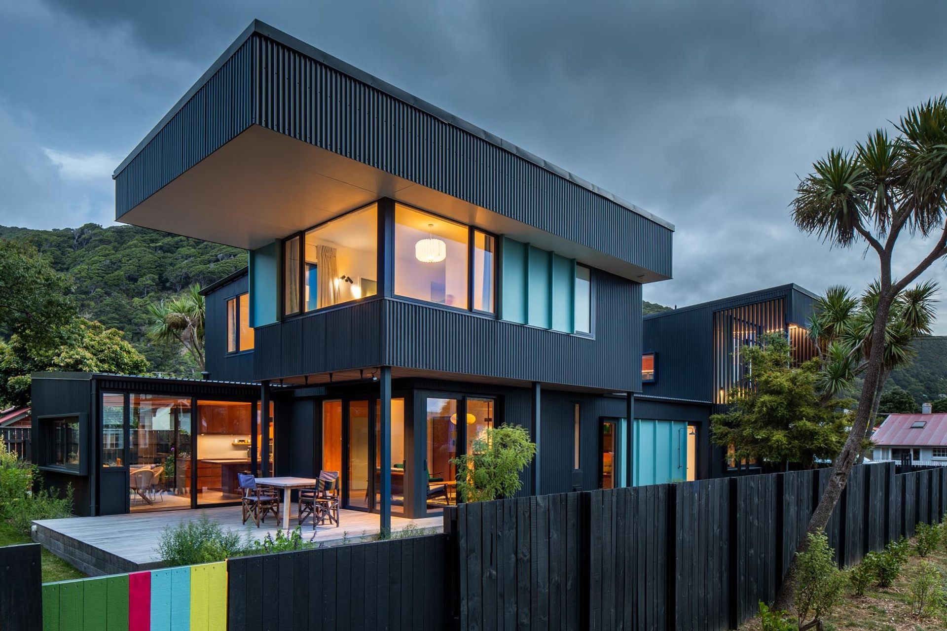 A cosy house was part of the brief. “It can get windy in Wellington so it was about having places to be in the sun and being able to close up one side and open up to another. It's a really warm house. It's very well insulated.”