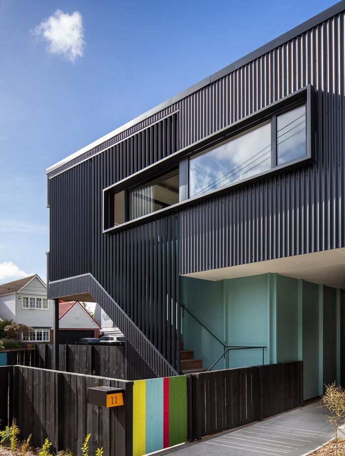 The home and income in Wellington’s Eastbourne designed by Gerald Parsonson of Parsonson Architects. Gerald says the clients were wonderful to work with. “We had a really good dialogue going.”