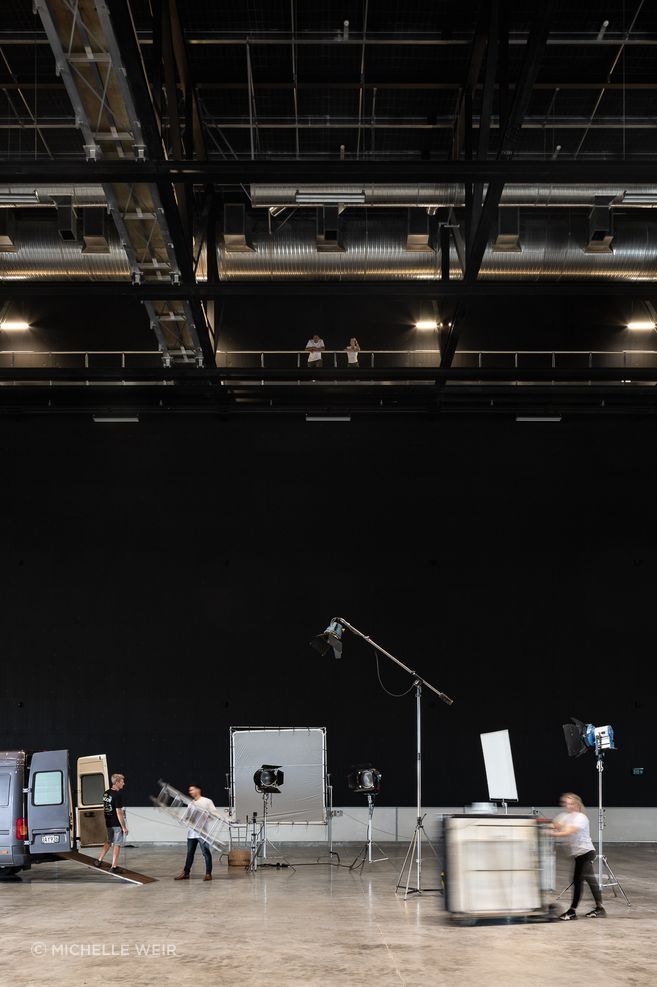 The studios have been equipped with smoke extraction system, and smoke and heat detection devices that can be isolated during takes.