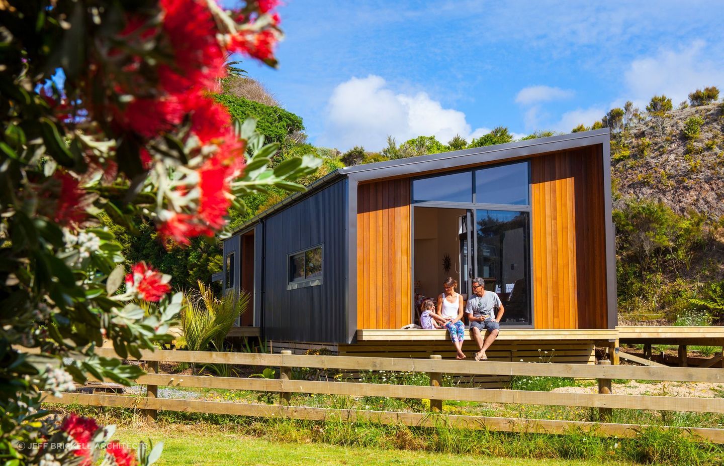 Despite a tight budget, passive solar design principles were followed with precision for the Mangrove House project. Photography: Doug Pearson Photography