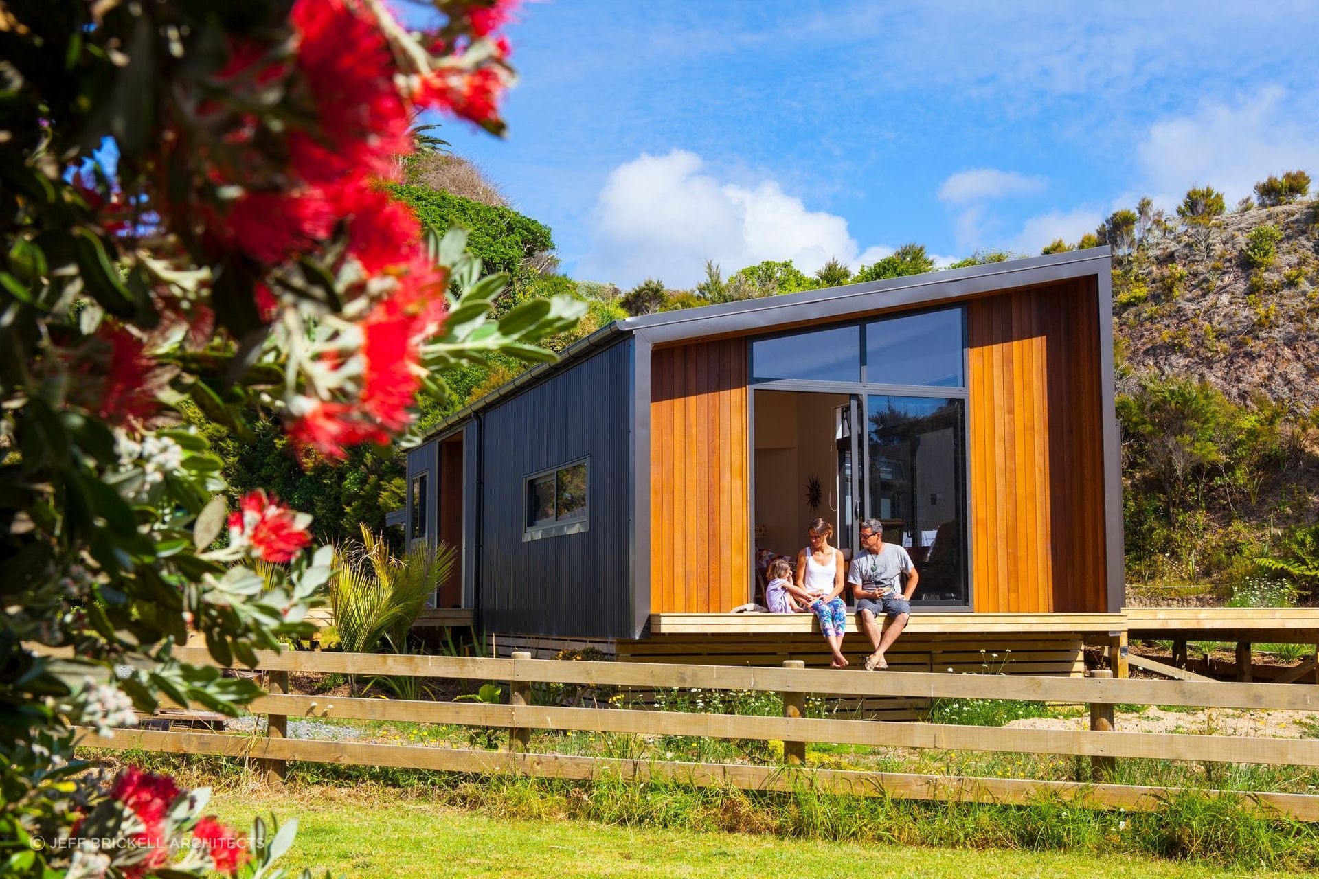 Despite a tight budget, passive solar design principles were followed with precision for the Mangrove House project. Photography: Doug Pearson Photography