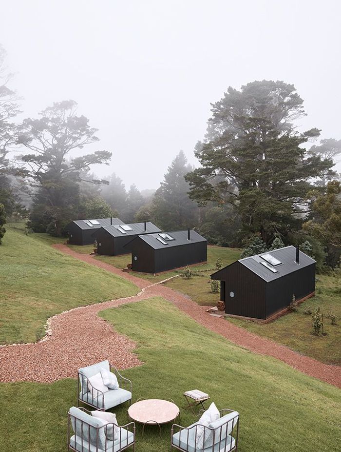 The cabins at Osborn House, Bundanoon.