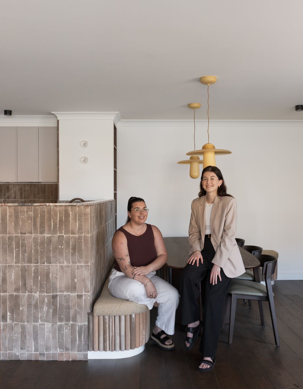 Alliee (left) and Rhi (right) co-directors of Mori &amp; Curll.