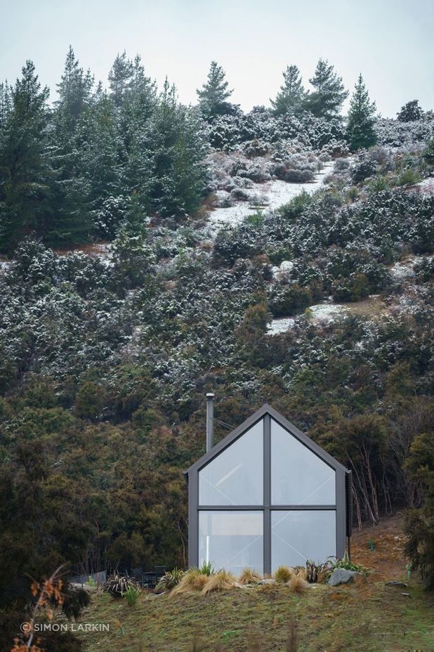 The residence is spread over two levels.