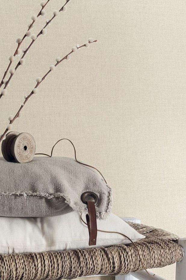 Linen wallpaper by James Dunlop Textiles