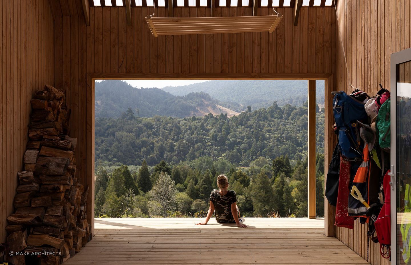 An amazing view to enjoy from the outdoor room. — Photography: David Straight.