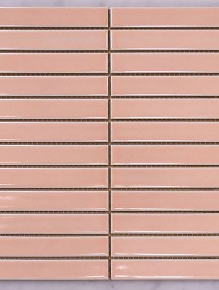 Kitkat tiles in pink by Ultimate Tiles