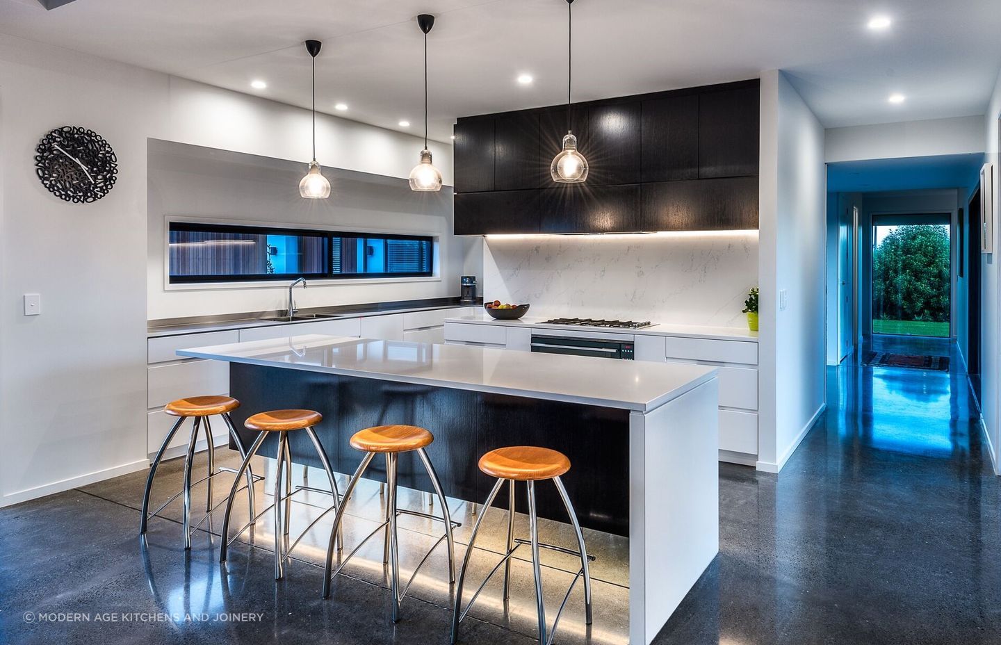 The Lincoln Kitchen by Modern Age Kitchens and Joinery takes the highly functional but effortlessly stylish approach as the social hub of the house.