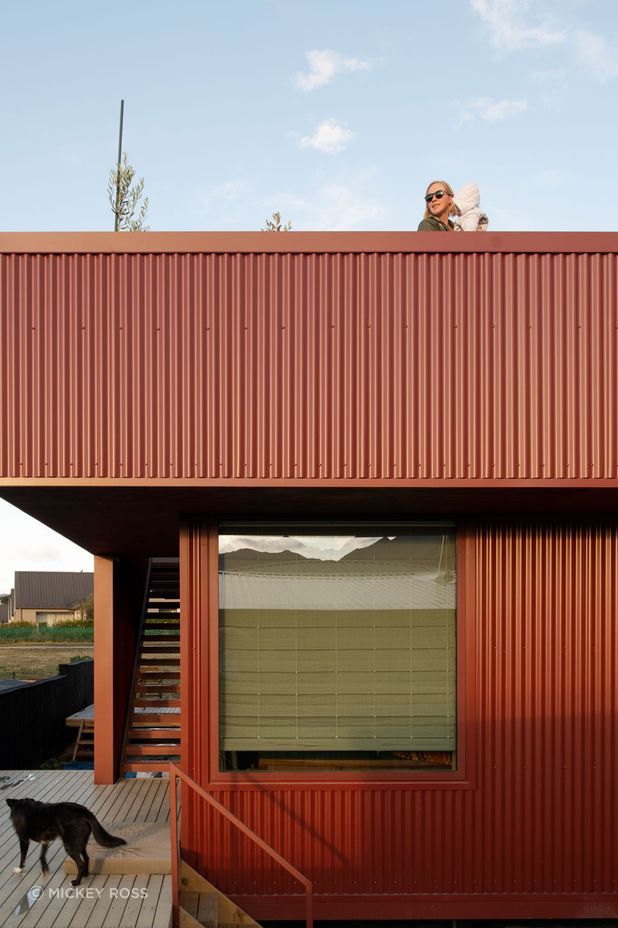 The roof deck is 44sqm, and the three-bedroom, two-bathroom home is on a 419sqm section.