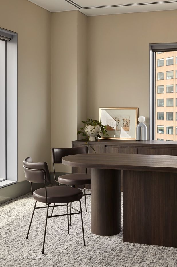 Embracing curves and warm hues.