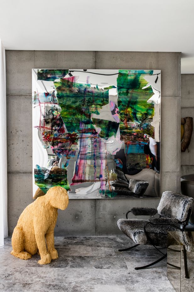 Art and objects were selected by the late Mark Robinson at Flack Comment end Studio.