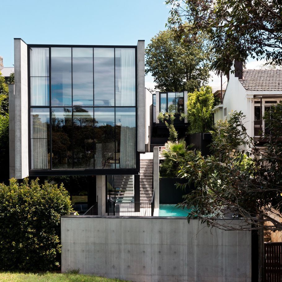 A formidable three-storey concrete home designed for togetherness