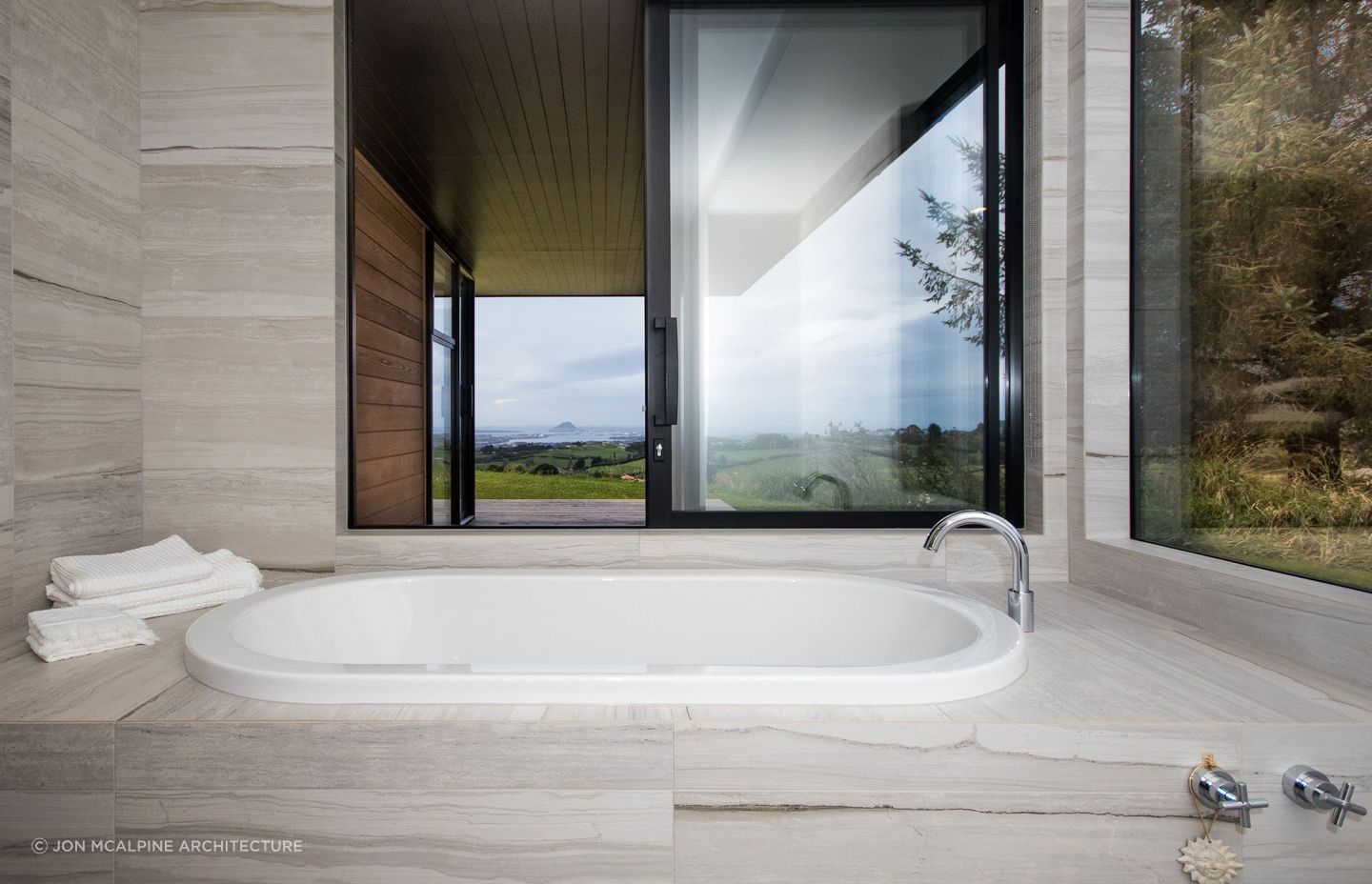 Showstopping comforts with an unbeatable view of Mt Maunganui.