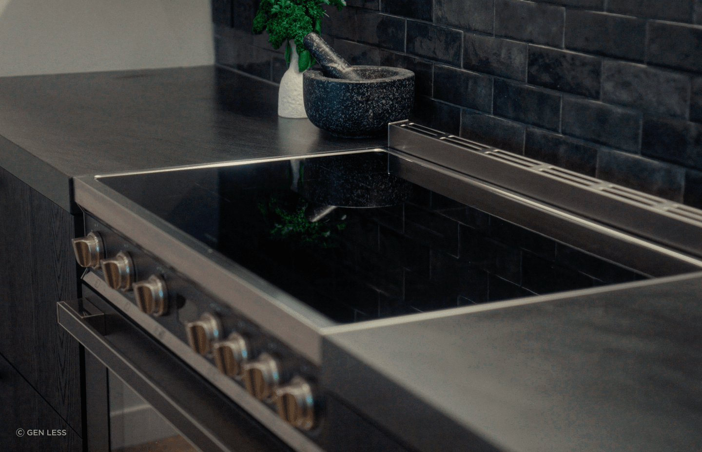 An induction cooktop offers faster boiling, better control and a cooler, more comfortable kitchen environment.