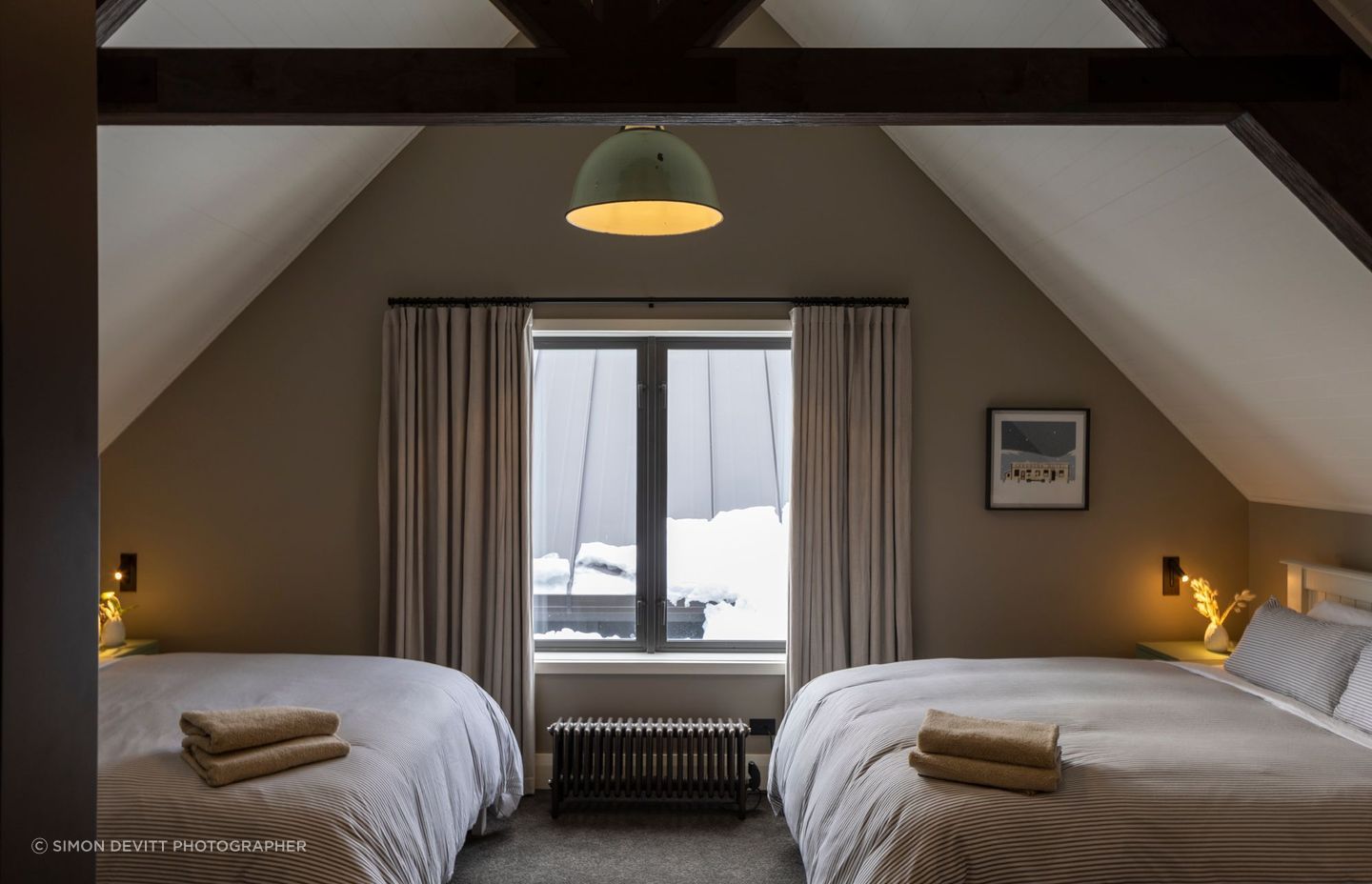 The house is highly insulated and is heated centrally and complemented with radiators. “This adds to the traditional feel, and supports the focus on sustainable services design within the spaces.”