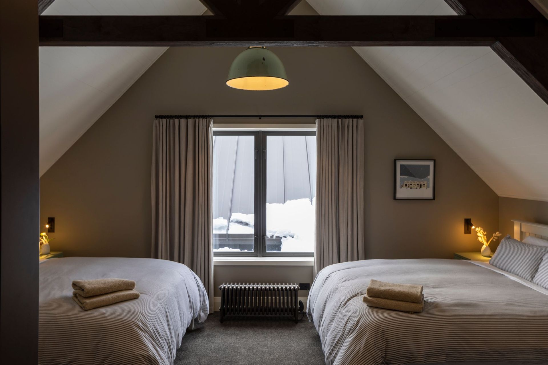 The house is highly insulated and is heated centrally and complemented with radiators. “This adds to the traditional feel, and supports the focus on sustainable services design within the spaces.”