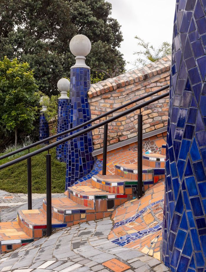 There is a forestation on the roof. “The plants inhabit the building just as we inhabit the building. So it's all a process of returning the space or sharing the space with nature.”