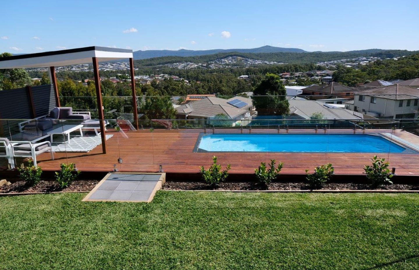 Relax 6.3 Ice Blue pool by The Little Pool Co.