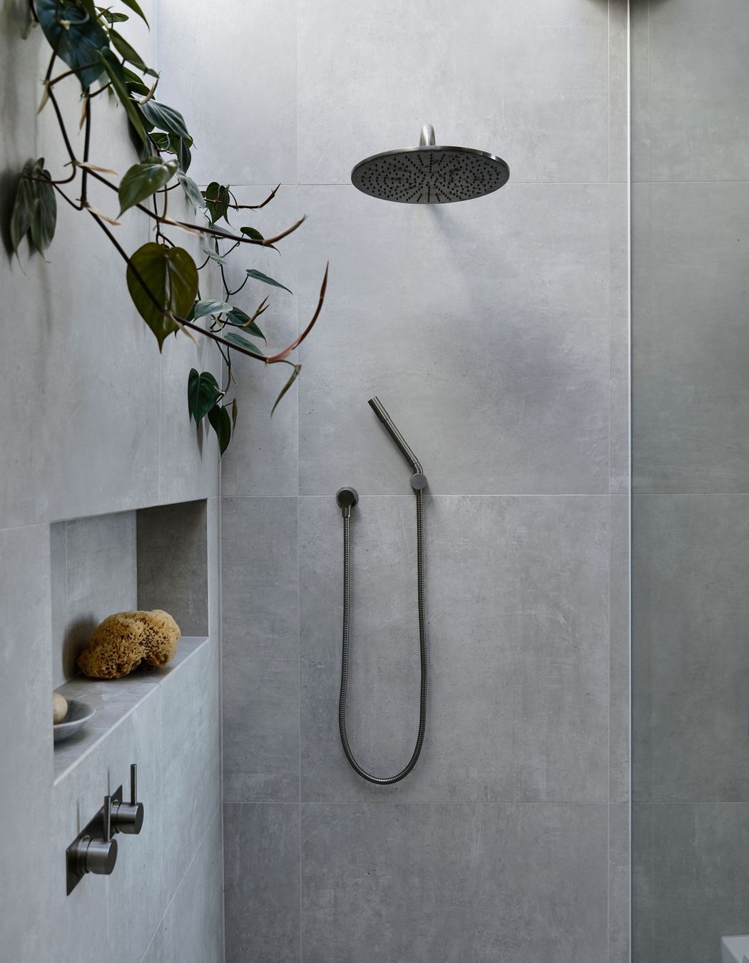 The skylight ion the master en suite brings in the light.