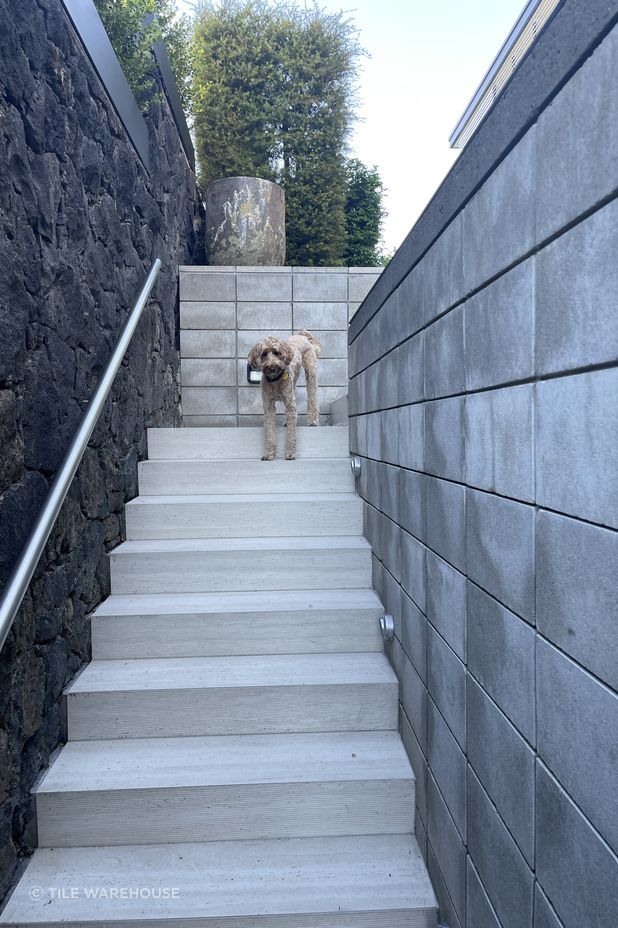 Sensi Roma tiles create a seamless transition across all areas of the project.