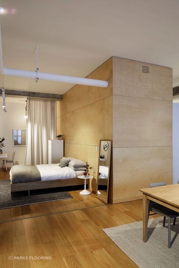 European Oak Engineered Wood in the colours Smokey and Natural were chosen for the apartments, bringing a beautiful warmth to the space.