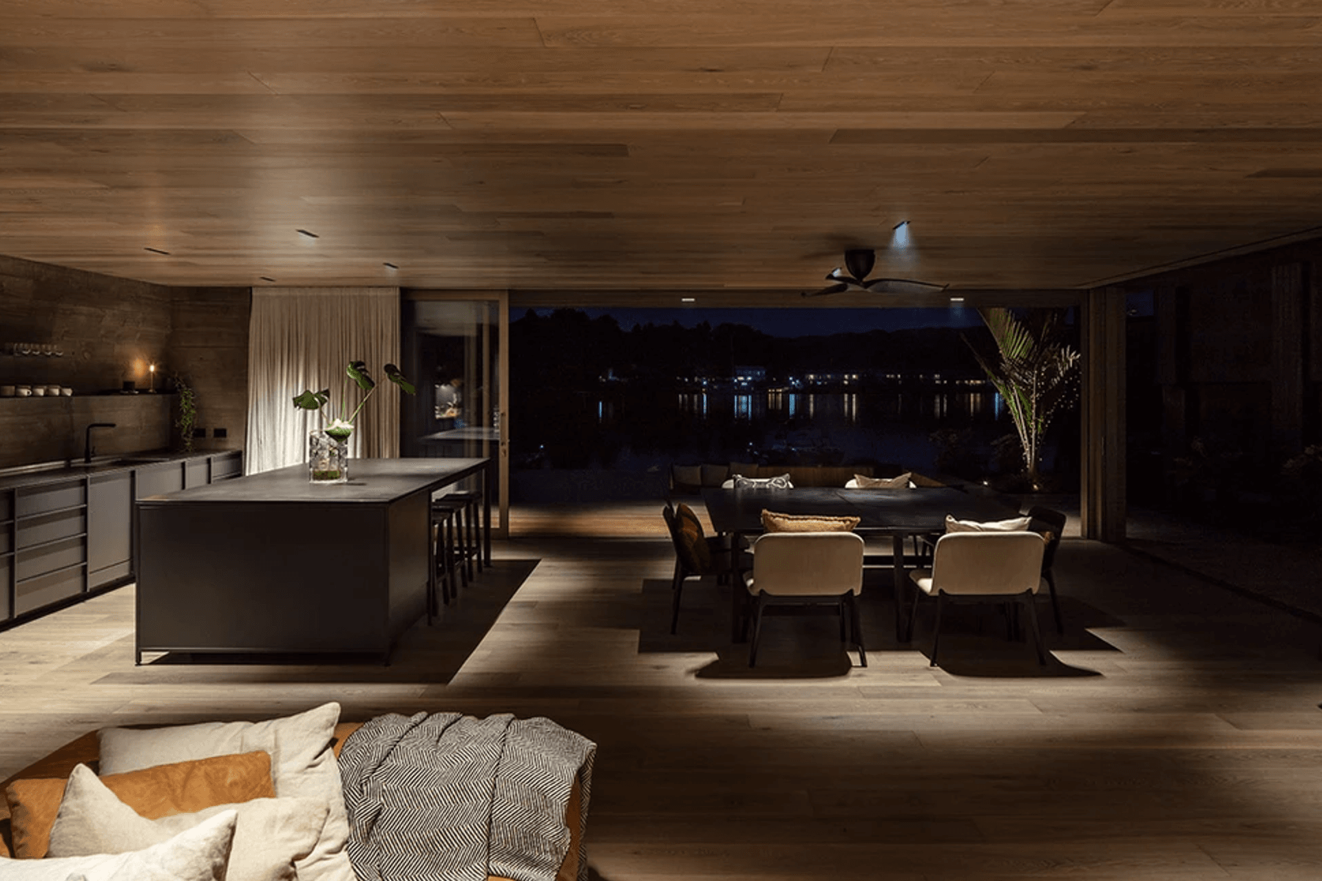 “In summer, it's nice and cool,” says homeowner Fiona. “And in winter, we wanted to have a sort of cocoon. We try to spend as much time here as we can, there's so much to do.”