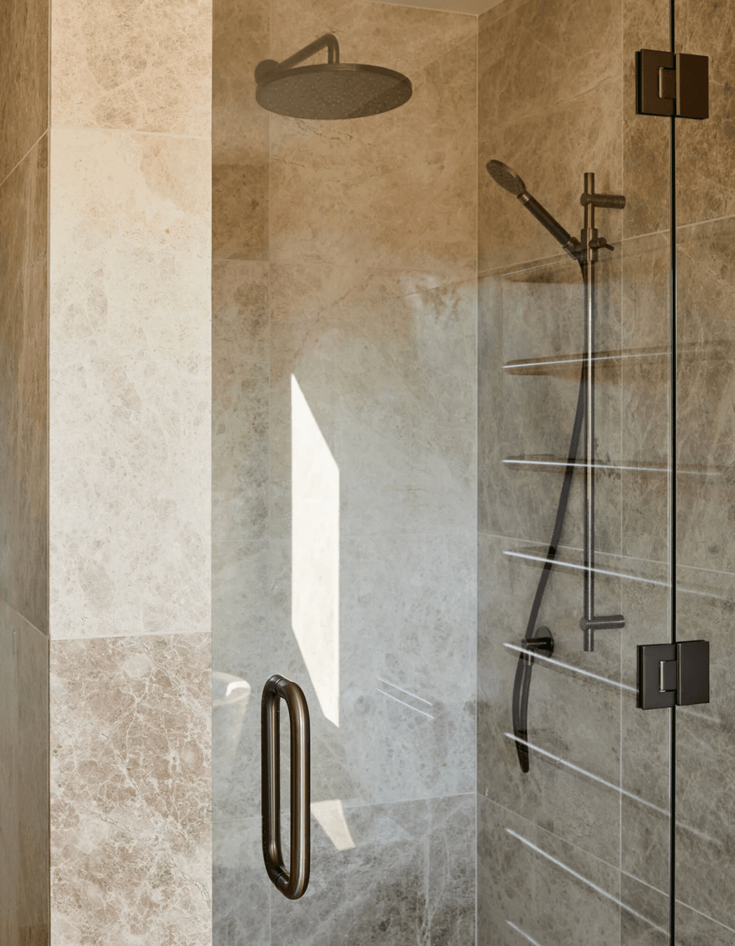 The interior material palette is robust and organic.