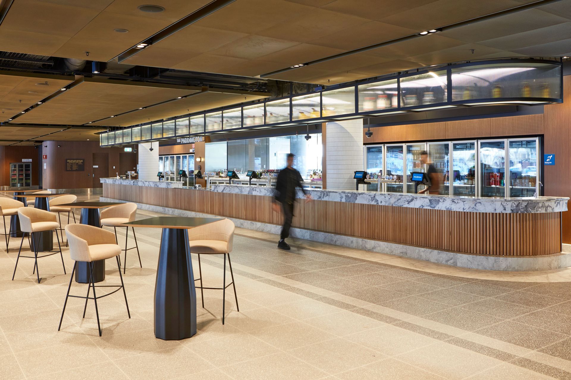 The Member's Lounge spans the west wing of Allianz Stadium.