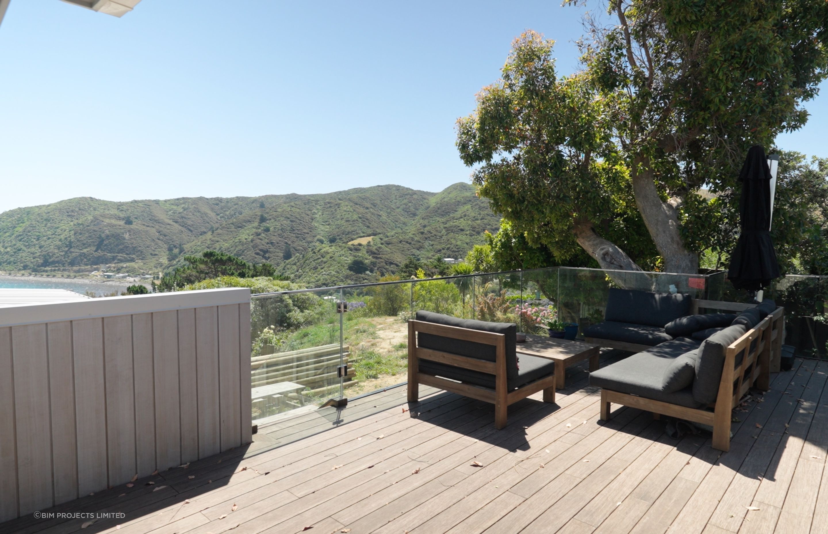 The new deck and outdoor entertaining space.