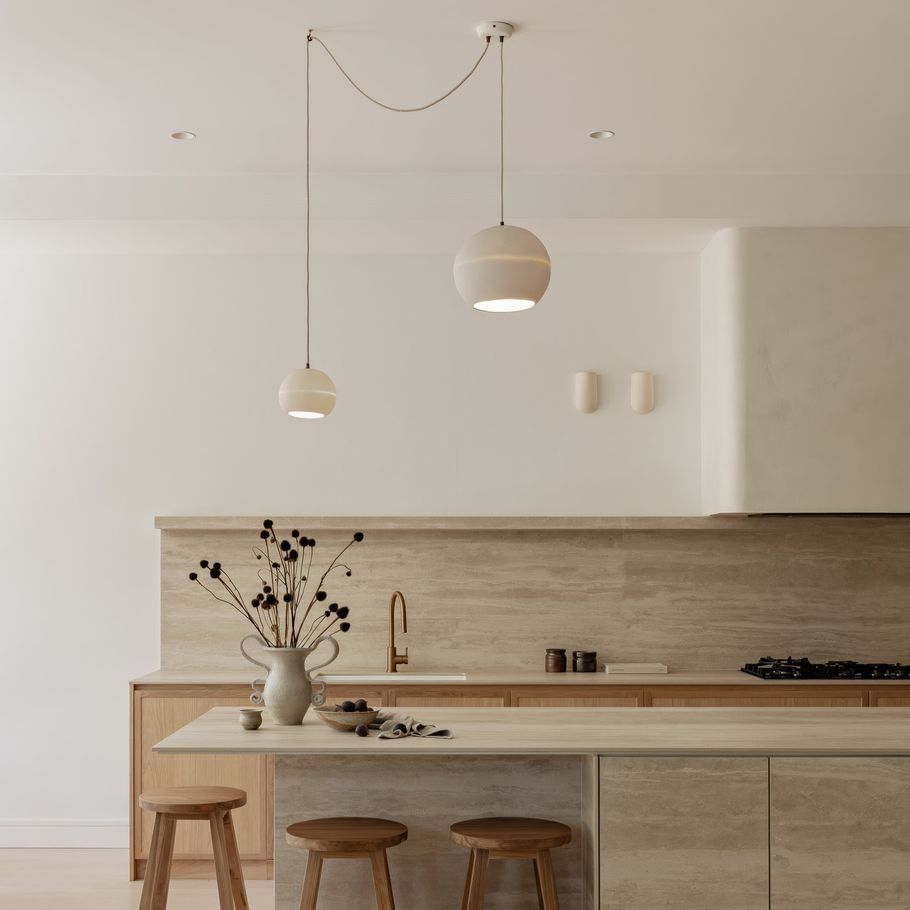 Inside a multigenerational home illuminated by Studio Enti’s handmade porcelain designs