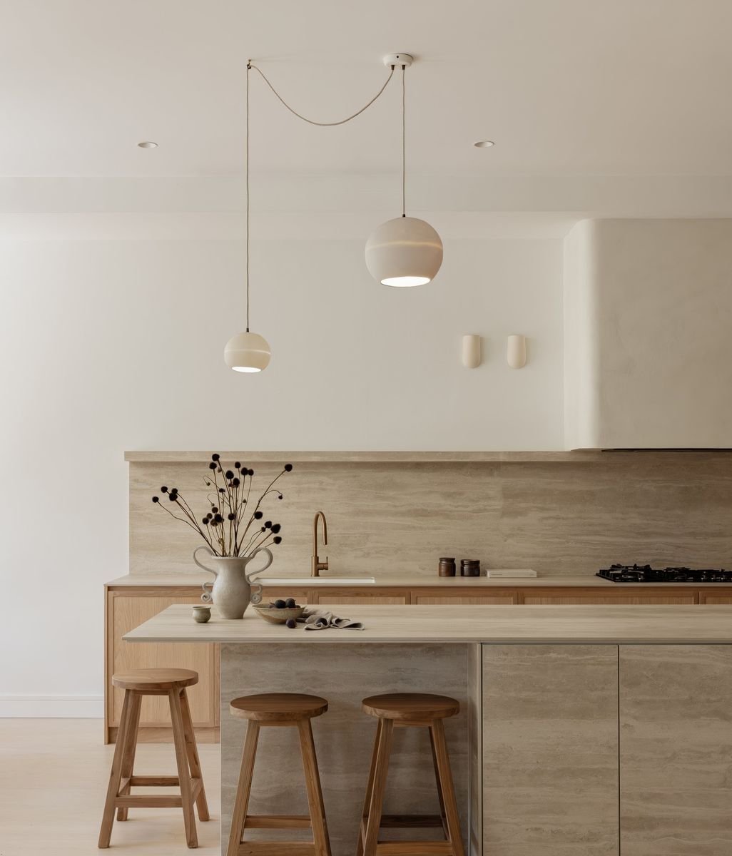 Inside a multigenerational home illuminated by Studio Enti’s handmade porcelain designs