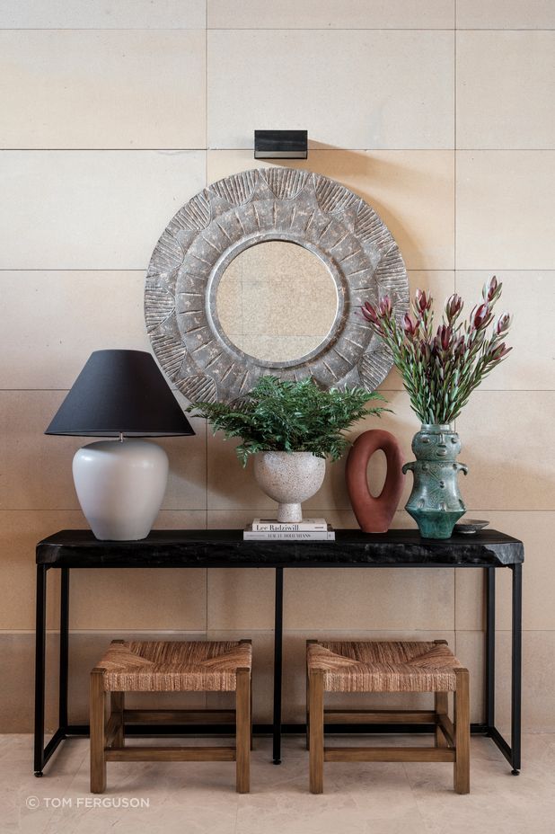 Linda and her team worked closely with the family to create a harmonious material palette.